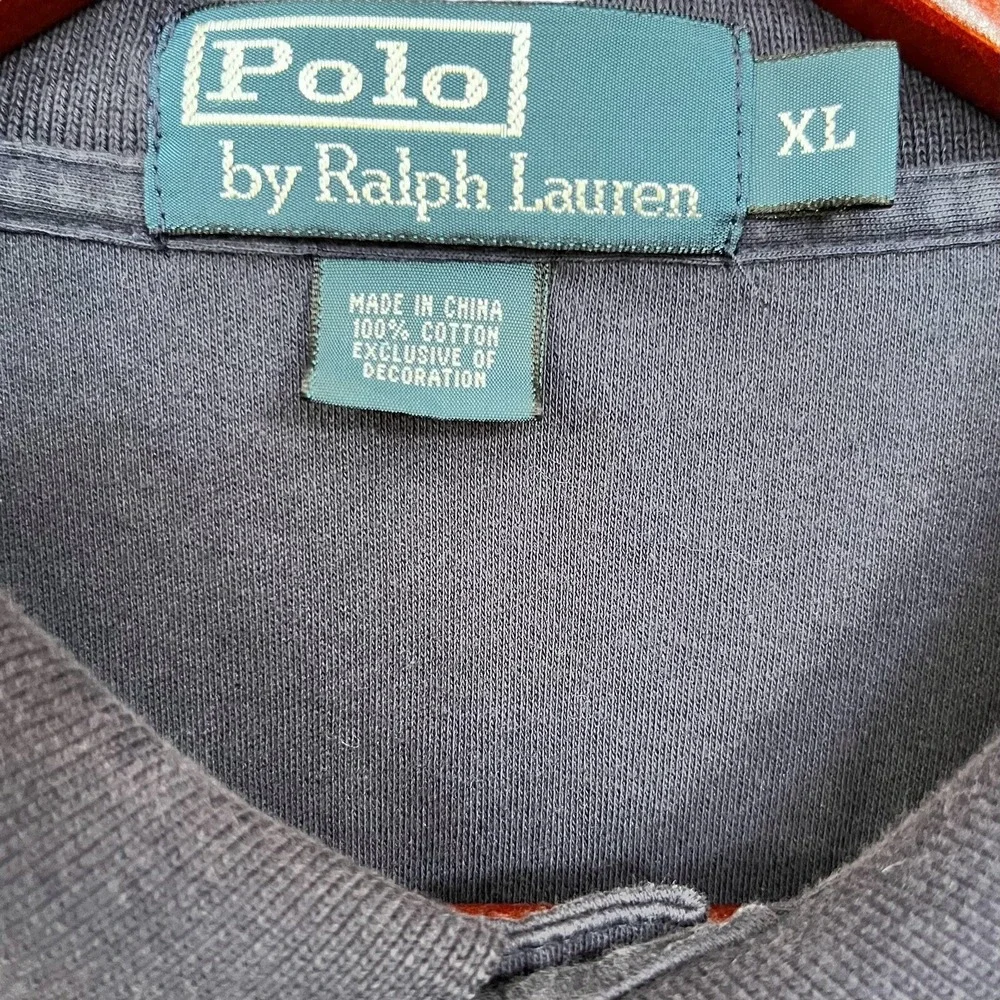 Polo Ralph Lauren Polo Shirt Mens XL Blue Red Pony Golf Preppy Country Club